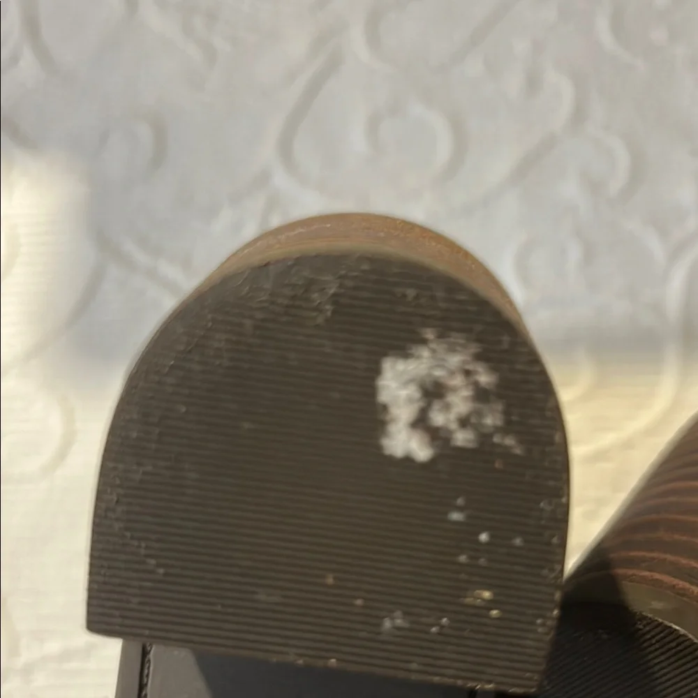 Lucky Brand Black Ankle Booties with Studded Detail size 6